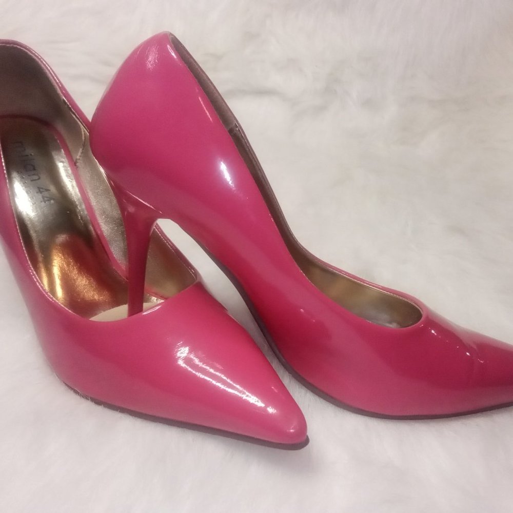 Women Hot Pink/Fuchsia Heels Size 8